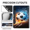 AIRWEE Case for Samsung Galaxy Tab S8/Tab S7 11"" (SM-X700/X706/T870/T875/T878), Adjustable Stand Galaxy Tab S7 Case with S Pen Holder & Auto Sleep/Wake for Samsung Tab S7 Tablet Case, Soccer view 2