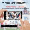 iDiskk 1TB High-Speed Solid State SSD Phone Flash Drive Photo Stick for iPhone 15/15 Plus/15 Pro/15 Pro Max,USB C iPad, MacBook,Laptops,Android Phones& PC,AUTO Backup Photos and HD Videos (500MB/S view 2