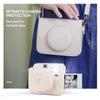 POPOTO Instant Camera with Leather Case, Mini 12 Instant Camera Decoration Stickers, Frames, Photo Album and More Accessory kit - White view 3