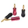 20PCS/Set 4mm Speaker 24K Gold Plated Banana Plug Wire Cable Jack Connector view 4