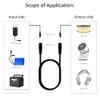 3.3ft 12V DC Cable for CCTV Surveillance Camera LED Strips 5.5mmx2.5mm 18AWG Female to Female Extension Cable 2pcs view 4