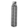 Miskall Antenna Spring, Mount Silver Shockproof Protective Heavy Duty Stainless Steel Radio Antenna Spring Mount 3/8" - 24 Threads for Antennas Up to 60" Long view 1