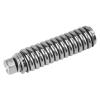 Miskall Antenna Spring, Mount Silver Shockproof Protective Heavy Duty Stainless Steel Radio Antenna Spring Mount 3/8" - 24 Threads for Antennas Up to 60" Long view 2