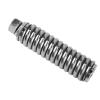 Miskall Antenna Spring, Mount Silver Shockproof Protective Heavy Duty Stainless Steel Radio Antenna Spring Mount 3/8" - 24 Threads for Antennas Up to 60" Long view 3