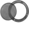 Lagogia 8" Universal Speaker Grille Mesh Cover, Round Decorative Ring Woofer Protection Grille Protective Cover for Cars Home Stereo DIY Accessories Silver with 8Pcs Screws - (2 Pcs) view 4