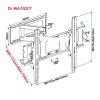 AVXANKTG DL-WA-102CT 60kg 60" 55" 46" Telescopic Swivel tilt 500x400 LCD Wall VESA Bracket Full Motion TV Bracket (Color : DL-WA-102CT) view 2