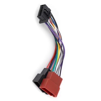Car Stereo Harness, AntiCrack Plastic Radio Wire Harness 16 Pin to Iso 8 Pin for Upgrade Replacement for Pioneer 2003 Onwards