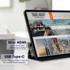 Kado Portable Monitor 180 Degree Adapter Set - Mini HDMI to HDMI 4K 60Hz U Shaped USB-C to USB-C USB 3.1 Gen 2 10Gbps 60W PD Charging Extender Converter for Laptop and Tablet (Major Combo) view 2