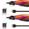 Kado Portable Monitor 180 Degree Adapter Set - Mini HDMI to HDMI 4K 60Hz U Shaped USB-C to USB-C USB 3.1 Gen 2 10Gbps 60W PD Charging Extender Converter for Laptop and Tablet (Major Combo) view 3