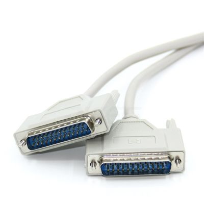 DB25 Male to Female Male to Male Female to Female Print Cable Connecting Cable (Color : Male to Male, Size : 3M)