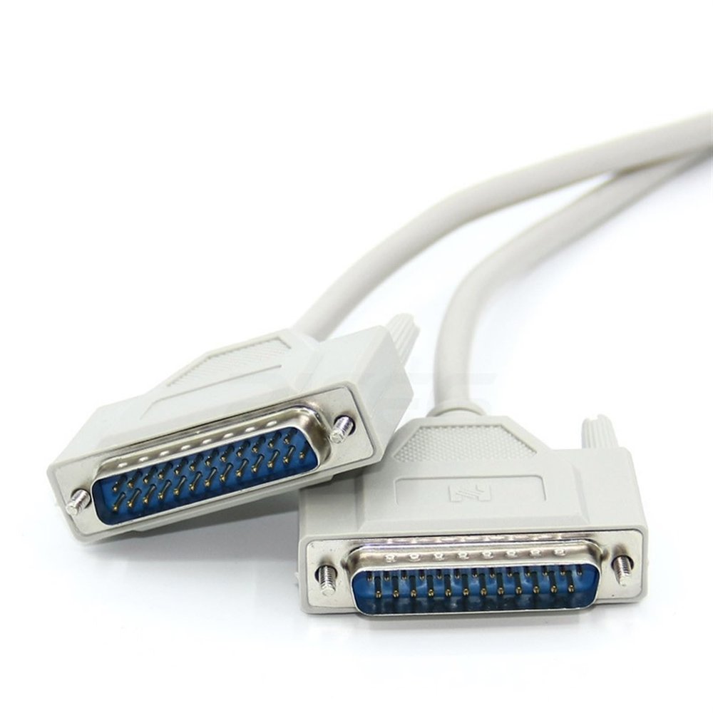 DB25 Male to Female Male to Male Female to Female Print Cable Connecting Cable (Color : Male to Male, Size : 3M)