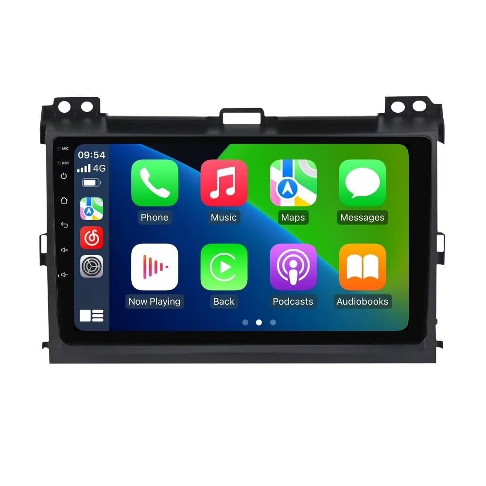 4+32GB 8 Core 9" IPS Touch Screen Android Car Radio for Toyota Prado 120 2004-2009 Android 13 Upgrade Radio Stereo Dash Kit Built-in Car-Play Android Auto GPS Navi