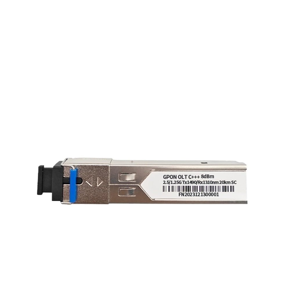 CIZVVEOC 1.25G SFP Mpdule GPON OLT C+++ 7/8/9dBm 2.5Gbps SC Optical PON 1490/1310nm UP to 20km 1.25 GBPS fibra Transceiver (Color : 1PC 8dB)