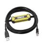 Industrial Grade USB-ETH USB Convert to Ethernet Programming Cable for HMI S7-200 Smart S7-1200/1500 FX5U Series PLC view 2