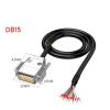 RS232 Serial Port DB9 Cable DB15 Data Cable DB25 Single Terminal Cable Single Male Female 9Pin Shielded Data Cable (Color : DB25 Male, Size : 1.5M) view 4