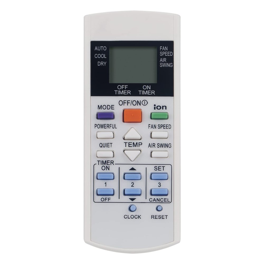 A75C3299 Replace A/C Remote Control Suits for Panasonic AC Air Conditioner A75C2654 A75C2608 A75C2600 A75C2602 A75C2606 A75C2628 A75C2632 A75C2656 A75C2658 A75C3299 AT75C3299