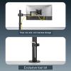 ELUKHT Monitor Mount, Ergonomic Monitor Arm for 13-27 Inch Computer Screens, Monitor Stand Mount with Clamp&/Perforation Base, Max 100x100mm view 3
