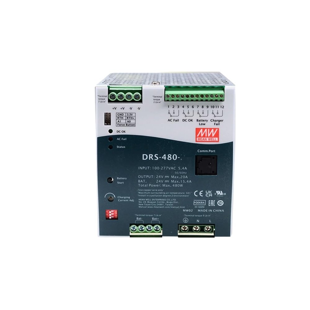 Mean Well DRS Switching Power Supply DRS-480-24 480W 15.4A