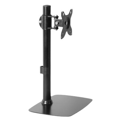 ELUKHT Single Monitor Stands Fits 17-27 Inch Screen, Single Monitor Desk Mount with Adjustable Height, Tilt, Swivel, Rotation, Harness Management