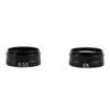 JOEBO Microscope Kit 0.5X / 2.0X / 0.3X Auxiliary Barlow Objective Glass Lens for 180X/300X C-Mount Zoom Lens Industry Video Microscope Camera Microscope Lens Adapters (Color : D) view 1