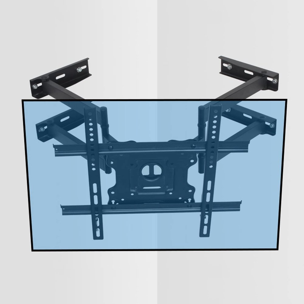 ELUKHT Full Motion TV Monitor Wall Mount, Articulating Swivel Extension Arms and Tilt TV Mount, Fits 32-70 Inch, for Corner Installation