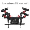 ELUKHT Full Motion TV Monitor Wall Mount, Articulating Swivel Extension Arms and Tilt TV Mount, Fits 32-70 Inch, for Corner Installation view 3