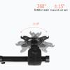 ELUKHT 6 Monitor Mount Desk Stand, Heavy Duty Height Adjustable, Fits Monitors Up to 27 Inch, Steel Base, Holds 6 Screens view 3