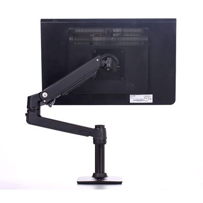 ELUKHT Monitor Mount Stand, Monitor Bracket with Swivel,Tilt,Rotation,Height Adjustable, with Clamp and Perforated Base, Fits 10-27inch LCD Screens (Color : B) (B)
