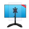 ELUKHT Single Monitor Stands Fits 13-32 Inch Screen, Height Adjustable Free Standing Monitor Stand with Beamline Management, 75x75 100x100 Mm view 1