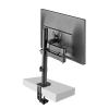 ELUKHT Monitor Mount, Fully Adjustable Monitor Arm with Clamp and Perforation Base, Monitor Stand Mount Fits 17-32inch Computer Screen, Max 100x100mm view 1
