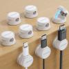 9 Pack Cable Management Cord Holder, JOYROOM Magnetic Cable Clips Adhesive Wire Hider, Cord Organizer for Desk Bedside Nightstand Table Desktop USB Wall Car Office Workspace Accessories view 1