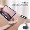 9 Pack Cable Management Cord Holder, JOYROOM Magnetic Cable Clips Adhesive Wire Hider, Cord Organizer for Desk Bedside Nightstand Table Desktop USB Wall Car Office Workspace Accessories, Black view 4