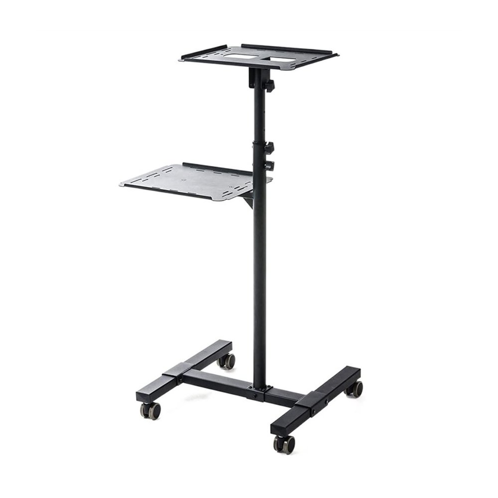 SABALON Projector Stand Universal Projector Stand Bracket with Tray Mounted Universal Wheel Household Bedside Mobile Rotary Lifting Office Conference Room Projector Shelf