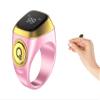 Anlising Smart Ring Counter, Smart Tasbih Zikr Ring, Muslim Islamic Prayer Smart Rings, Tasbih Counter Smart Ring, Tasbeeh Smart Counter, Digital Electronic Smart Tally Counter for Prayer (Pink, 20MM) view 1