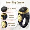 Anlising Smart Ring Counter, Smart Tasbih Zikr Ring, Muslim Islamic Prayer Smart Rings, Tasbih Counter Smart Ring, Tasbeeh Smart Counter, Digital Electronic Smart Tally Counter for Prayer(Black, 18MM) view 3