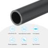 MECCANIXITY 1 Inch PVC Rigid Tube Round Pipe Tubing Hardware Tubing 19.4mm ID 25mm OD 20cm/8" Dark Grey High Impact for Water Pipe view 3