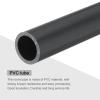 MECCANIXITY 1 Inch PVC Rigid Tube Round Pipe Tubing Hardware Tubing 19.4mm ID 25mm OD 20cm/8" Dark Grey High Impact for Water Pipe view 4