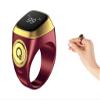 Anlising Smart Ring Counter, Smart Tasbih Zikr Ring, Muslim Islamic Prayer Smart Rings, Tasbih Counter Smart Ring, Tasbeeh Smart Counter, Digital Electronic Smart Tally Counter for Prayer(Brown, 18MM) view 1