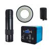 JOEBO Microscope Kit 48MP 4K 1080P USB Digital Camera Trinocular Microscope 130x C Mount Ring Light Microscope Lens Adapters (Color : 2MP Lens Light) view 1