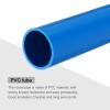 MECCANIXITY 1 1/4 Inch PVC Rigid Tube Round Pipe Tubing Hardware Tubing 28mm ID 32mm OD 330mm/13" Light Blue High Impact for Water Pipe view 4