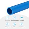 MECCANIXITY 3/4 Inch PVC Rigid Tube Round Pipe Tubing Hardware Tubing 16mm ID 20mm OD 20cm/8" Blue High Impact for Water Pipe view 3