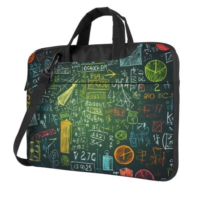 14 inch Laptop Tote Bag Men Women Math question Shoulder Laptop Sleeve Briefcase Messenger Computer Bag