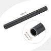 MECCANIXITY 3/4 Inch PVC Rigid Tube Round Pipe Tubing Hardware Tubing 15.4mm ID 20mm OD 20cm/8" Dark Grey High Impact for Water Pipe view 2
