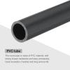 MECCANIXITY 3/4 Inch PVC Rigid Tube Round Pipe Tubing Hardware Tubing 15.4mm ID 20mm OD 20cm/8" Dark Grey High Impact for Water Pipe view 4