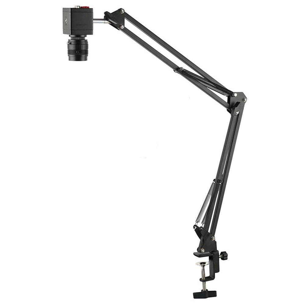 JOEBO Microscope Kit 1080P 14MP Digital Video Microscope Camera 35mm Big Visual Fixed Focus Lens Microscope Lens Adapters (Color : with 38MM Stand)
