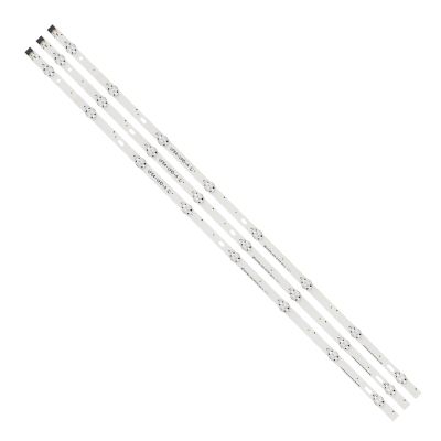 FEILUDE 3PCS 8LED 850mm LED Backlight Strip Fit for LG HC430DGN-SLNX1 43UF6400 43UF640V 43UF6407 43UH610V 43UH619V 43UH603V(2 Set)