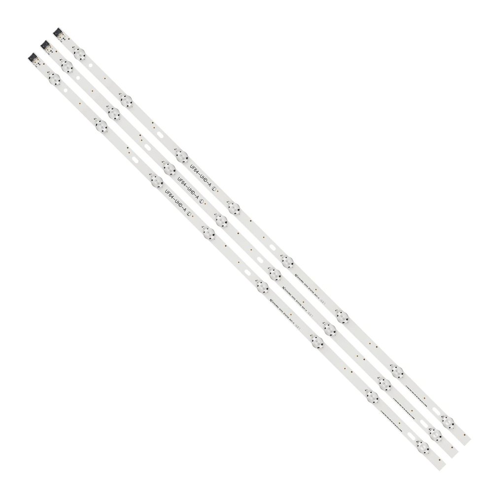 FEILUDE 3PCS 8LED 850mm LED Backlight Strip Fit for LG HC430DGN-SLNX1 43UF6400 43UF640V 43UF6407 43UH610V 43UH619V 43UH603V(2 Set)