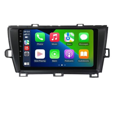 4+64GB 8-Core 9" Car Radio Stereo for Toyota Prius 2010-2015 Dash Kit, Android 13 GPS Navigation Multimedia Player with Car-Play Android Auto/Rear View
