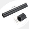 MECCANIXITY 1 1/4 Inch PVC Rigid Tube Round Pipe Tubing Hardware Tubing 24.8mm ID 32mm OD 20cm/8" Dark Grey High Impact for Water Pipe view 2