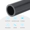 MECCANIXITY 1 1/4 Inch PVC Rigid Tube Round Pipe Tubing Hardware Tubing 24.8mm ID 32mm OD 20cm/8" Dark Grey High Impact for Water Pipe view 3